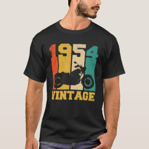 70 Jahre alte Geschenke Vintage 1954 Motorrad 70. T-Shirt