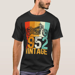 70 Jahre alte Retro-Motorrad-Vintage 1952 70. Bi T-Shirt