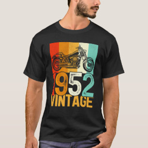 70 Jahre altes Retro-Motorrad Vintag 1952 70. T-Shirt