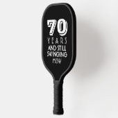 70 Jahre, die noch die Farbe eines benutzerdefinie Pickleball Schläger (Links)
