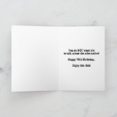 70 Jahre Geburtskarte - mit Skelett Karte (Innenseite)