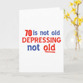 70 Jahre Geburtstagsdesigns Karte (Gelbe Blume)