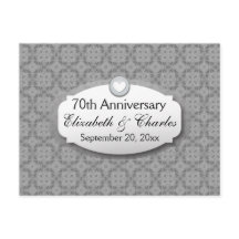 70 Jahre Hochzeitstag Platinum Z03