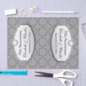 70 Jahre Hochzeitstag Platinum Z03 Seidenpapier (Handwerk)