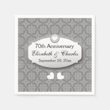 70 Jahre Hochzeitstag Platinum Z03