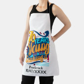 70 Jahre immer noch erpresst, Vintager Geburtstag Schürze (InSitu)