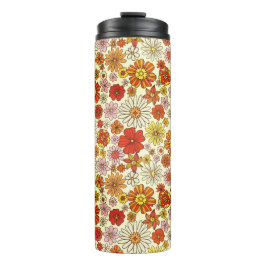 70 Jahre inspiriert warmer Blumendruck Thermosbecher