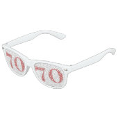 70 Jahre Partybrille (Schrägansicht)