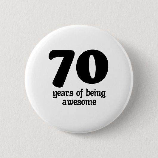 70 Jahre phantastisch Button (Vorderseite)