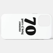 70 Jahre phantastisch Case-Mate iPhone Hülle (Rückseite (Horizontal))