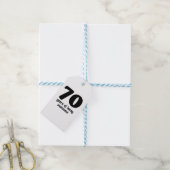 70 Jahre phantastisch Geschenkanhänger (Mit Garn)
