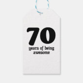 70 Jahre phantastisch Geschenkanhänger (Rückseite)