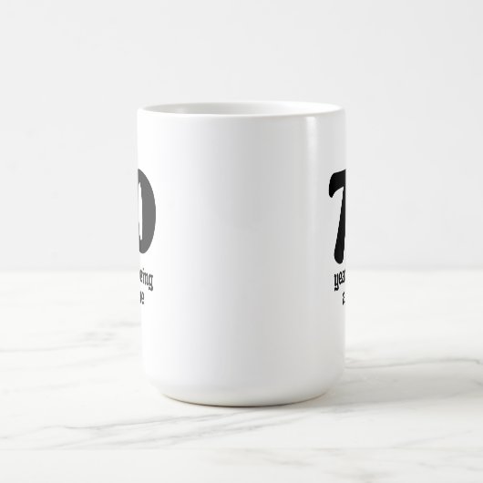 70 Jahre phantastisch Kaffeetasse (Mittel)