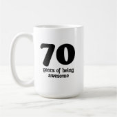 70 Jahre phantastisch Kaffeetasse (Links)