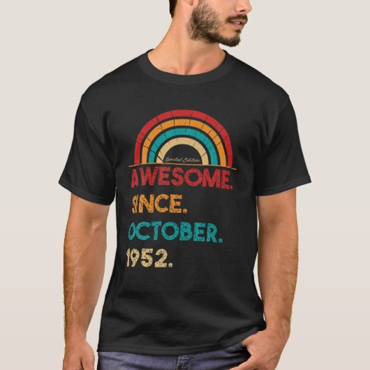 70 Jahre Phantastisch seit Oktober 1952 Geschenke T-Shirt (Vorderseite)