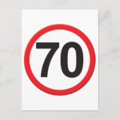 70 Jahre Postkarte (Vorderseite)