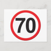 70 Jahre Postkarte (Vorderseite)