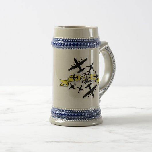 70 Jahre Ramstein Air Base Beer Stein Bierglas (VorderseiteRechts)