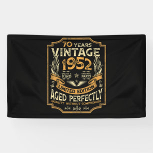 70 Jahre Vintag 1952 70. Geburtstag Banner
