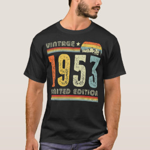 70 Jahre Vintag 1953 70. Geburtstag 19 T-Shirt