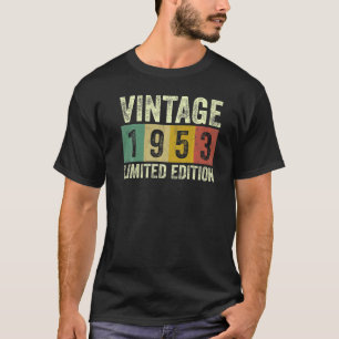 70 Jahre Vintag 1953 70. Geburtstag 9 T-Shirt