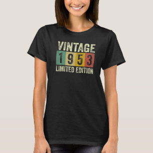 70 Jahre Vintag 1953 70. Geburtstag 9 T-Shirt