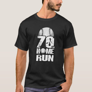 70 Jahre Vintager Baseball 70. Geburtstag T-Shirt