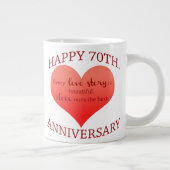 70.Jahrestag Jumbo-Tasse (Rechts)