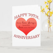 70. Jahrestag Karte (Gelbe Blume)