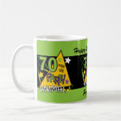 70 Jährig-Party-Tier - 70. Geburtstag Kaffeetasse (Links)