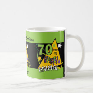 70 Jährig-Party-Tier - 70. Geburtstag Kaffeetasse