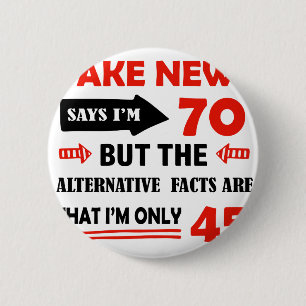 70. jährige Geburtstagsgeschenke Button