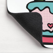 70-jähriger Geburtstagskuchen Mousepad (Ecke)