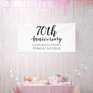 70. Jubiläums-Party-Banner Banner