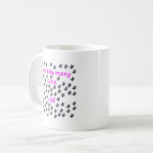 70 Katzen-Köpfe alt Kaffeetasse (Vorderseite Links)