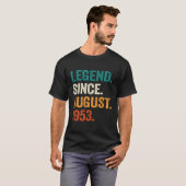 70 Legend seit August 1953 70. T-Shirt (Vorne ganz)