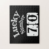 70 - Lucky Number 70 Luck Puzzle (Vertikal)