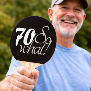 70 na und Lustige Zitat Schrift 70. Geburtstag Tischtennis Schläger