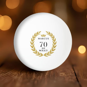 70 Na und Lustiger Lorbeerkranz Krone 70. Geburtst Tischtennisball