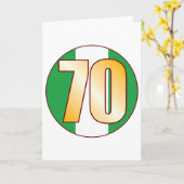 70 NIGERIA Gold Karte (Gelbe Blume)