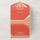 70' Party Retro Hippie Mod Weekend All In One Einladung (Außenbereich)