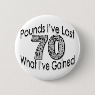 70 Pfund verlorene Knopf- Button