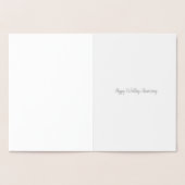 70. Platinum Heißluftballon Hochzeitstag Folienkarte (Innenseite)