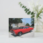 70' Plymouth GTX Postkarte (Stehend Vorderseite)