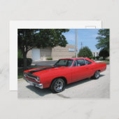 70' Plymouth GTX Postkarte (Vorne/Hinten)