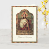 70. PRIEST JAHRESTAG KARTE (Gelbe Blume)