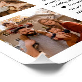 70 Reasons We Love You Birthday Keepsake Gift Poster (Ecke)