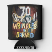 70 Rocking! Fältchen sind abgedunkelt, 70. Retro-T Dosenkühler (Rückseite)