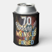 70 Rocking! Fältchen sind abgedunkelt, 70. Retro-T Dosenkühler (Kanne Rückseite)