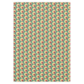 70’s Retro Inspirred Circle Pattern Tischdecke (Vorderseite)